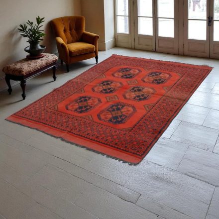 Afghan preproga Elephant foot 145x198 ročno vozlana orientalska preproga