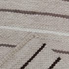 Preproga iz krp 152x81 črtasta bombažna preproga iz krp