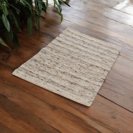 Debela volnena preproga Rustic 72x125 bež preproga