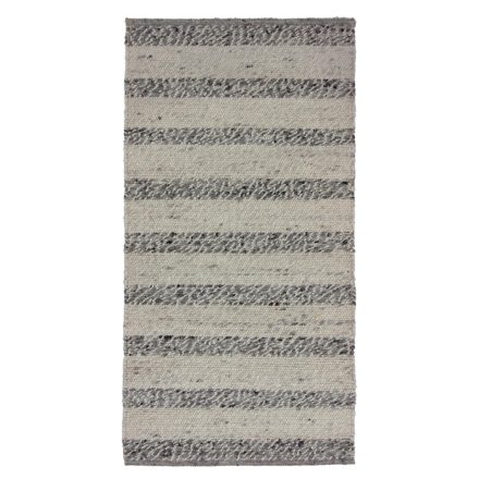 Debela volnena preproga Rustic 71x138 tkana volnena preproga
