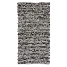 Debela volnena preproga Rustic 71x138 tkana volnena preproga