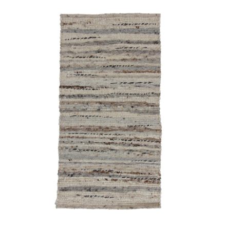Debela preproga iz volne Rustic 69x134 tkana moderna volnena preproga