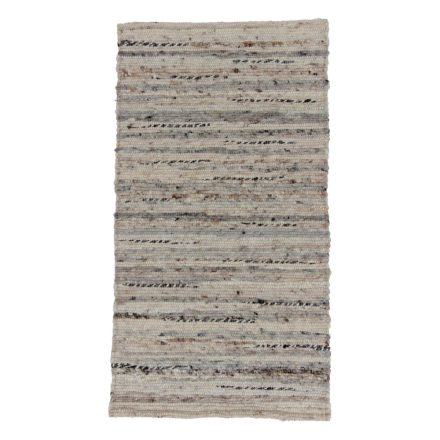 Debela preproga iz volne Rustic 70x130 tkana moderna volnena preproga