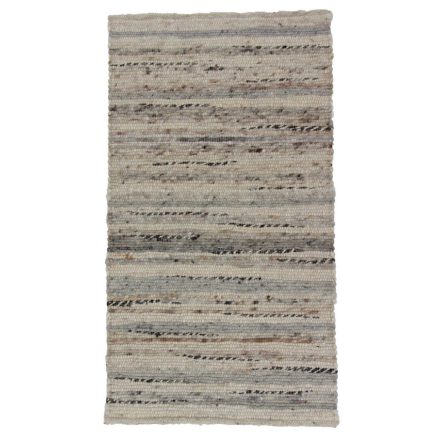 Debela preproga iz volne Rustic 70x127 tkana moderna volnena preproga