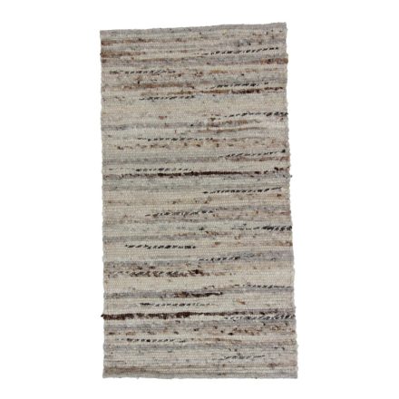 Debela preproga iz volne Rustic 70x130 tkana moderna volnena preproga