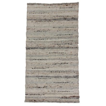 Debela preproga iz volne Rustic 70x132 tkana moderna volnena preproga
