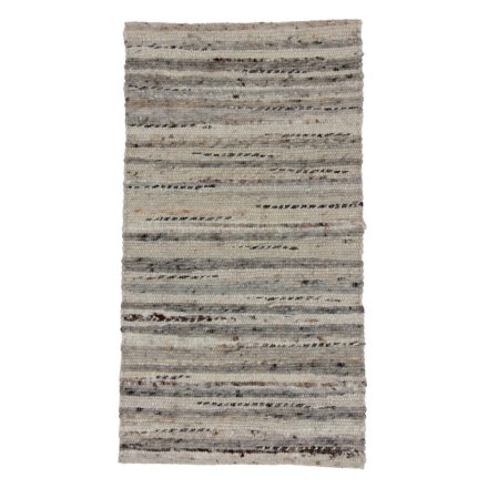 Debela preproga iz volne Rustic 70x129 tkana moderna volnena preproga