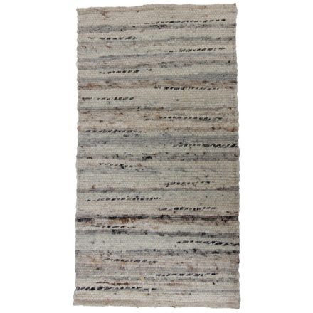 Debela preproga iz volne Rustic 70x130 tkana moderna volnena preproga