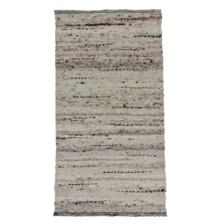Debela preproga iz volne Rustic 70x132 tkana moderna volnena preproga