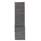 Siva volnena tekači preproga Rustic 90x438 volnena preproga na hodniku