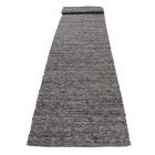 Siva volnena tekači preproga Rustic 90x438 volnena preproga na hodniku