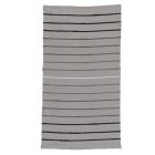 Preproga iz krp 79x143 cm – črtasta bombažna reciklirana preproga