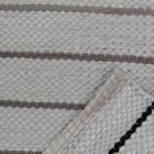 Preproga iz krp 79x143 cm – črtasta bombažna reciklirana preproga