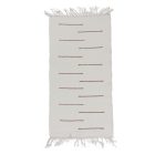 Preproga iz Krp 70x129 bež bombažna preproga iz krp