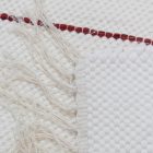 Preproga iz Krp 70x129 bež bombažna preproga iz krp