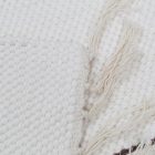 Preproga iz Krp 79x134 bež bombažna preproga iz krp