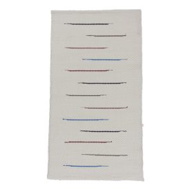 Preproga iz Krp 77x125 bež bombažna preproga iz krp