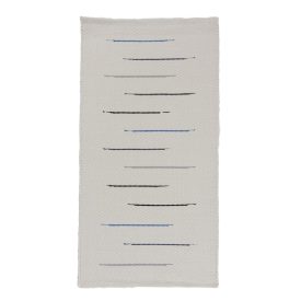 Preproga iz Krp 70x129 bež bombažna preproga iz krp