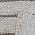 Preproga iz Krp 76x140 siva bombažna preproga iz krp