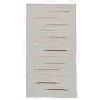 Preproga iz krp 128x70 bela bombažna preproga iz krp