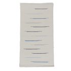 Preproga iz Krp 68x129 belo bombažna preproga iz krp