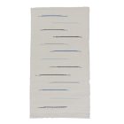 Preproga iz Krp 68x129 belo bombažna preproga iz krp