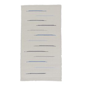 Preproga iz Krp 68x129 belo bombažna preproga iz krp