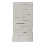 Preproga iz Krp 70x134 belo bombažna preproga iz krp