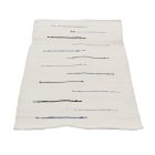 Preproga iz Krp 70x134 belo bombažna preproga iz krp