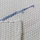 Preproga iz Krp 70x134 belo bombažna preproga iz krp