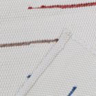 Preproga iz krp 130x69 bela bombažna preproga iz krp