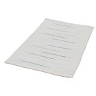 Preproga iz krp 129x69 bela bombažna preproga iz krp