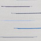 Preproga iz krp 129x69 bela bombažna preproga iz krp