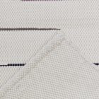 Preproga iz krp 133x69 bela bombažna preproga iz krp