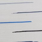 Preproga iz krp 129x64 bela bombažna preproga iz krp