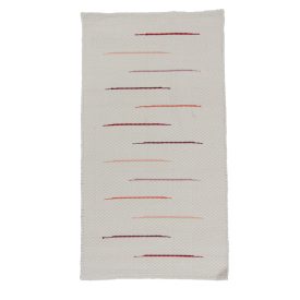 Preproga iz Krp 70x129 belo bombažna preproga iz krp