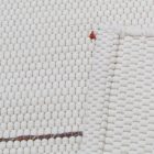 Preproga iz Krp 70x138 belo bombažna preproga iz krp