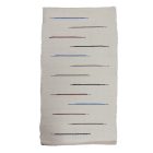 Preproga iz Krp 70x131 belo bombažna preproga iz krp