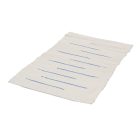 Preproga iz krp 69x120 cm – belo bombažna reciklirana tekstilna preproga