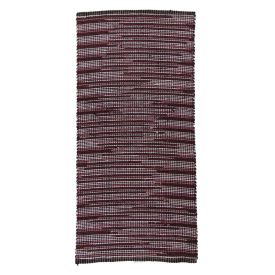 Preproga iz krp 140x66 črtasta bombažna preproga iz krp