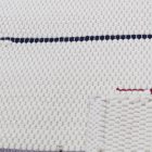 Preproga iz krp 70x137 cm – svetla bombažna preproga iz recikliranega materiala