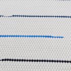 Preproga iz krp 70x129 cm – bela bombažna preproga iz kosov tkanin