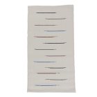 Preproga iz Krp 69x127 belo bombažna preproga iz krp