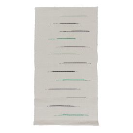 Preproga iz Krp 70x130 belo bombažna preproga iz krp