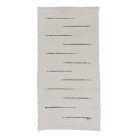 Preproga iz Krp 75x135 belo bombažna preproga iz krp