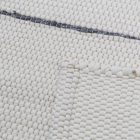 Preproga iz Krp 75x135 belo bombažna preproga iz krp