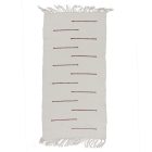 Preproga iz Krp 60x124 belo bombažna preproga iz krp