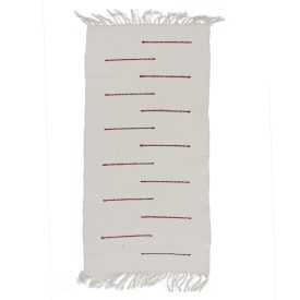 Preproga iz Krp 60x124 belo bombažna preproga iz krp