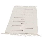 Preproga iz Krp 60x124 belo bombažna preproga iz krp