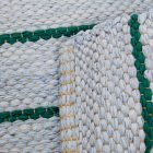 Preproga iz krp 80x149 cm – modro bombažna preproga iz kosov tkanin